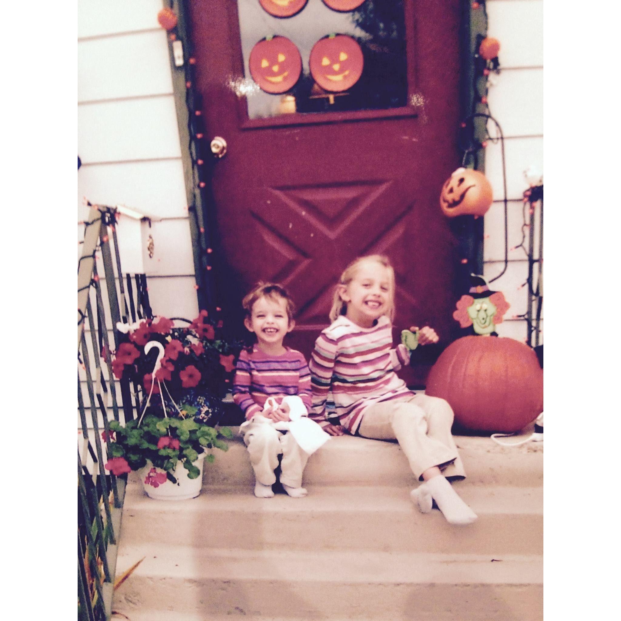 My sister and me on the front steps of our first house in Wyoming.
2004