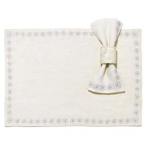 Starshine Napkin Ring in White