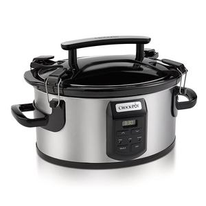 Crockpot SCCPVS600ECP-S Crock-Pot Cook and Carry Portable Slow Cooker with Digital Control, 6 Quart, Silver