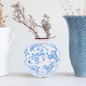 Storied Home Floral Terracotta Vase