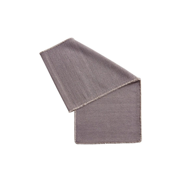 Split P Frayed Edge Lavender Table Runner 72"L