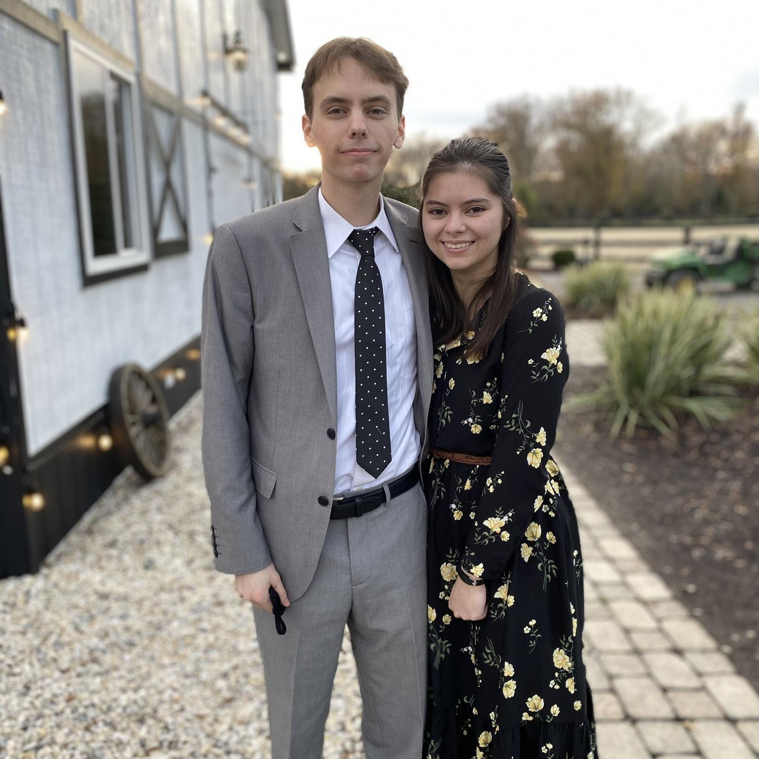 Taken before Jared's stepsister's wedding