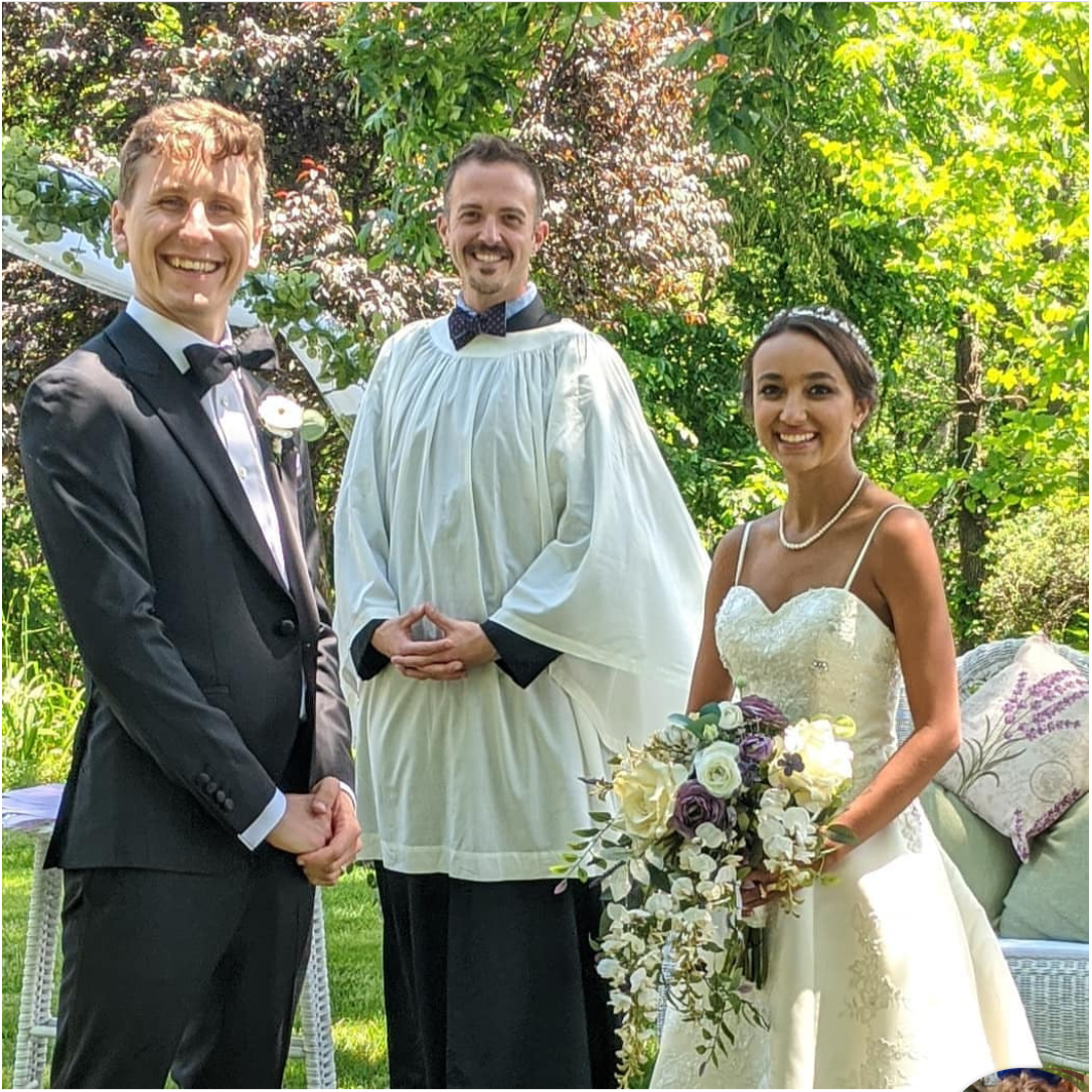 My Uncle Matty served as our officiant. We are so grateful for him stepping up at the last minute to make sure we could get married on the date we wanted.