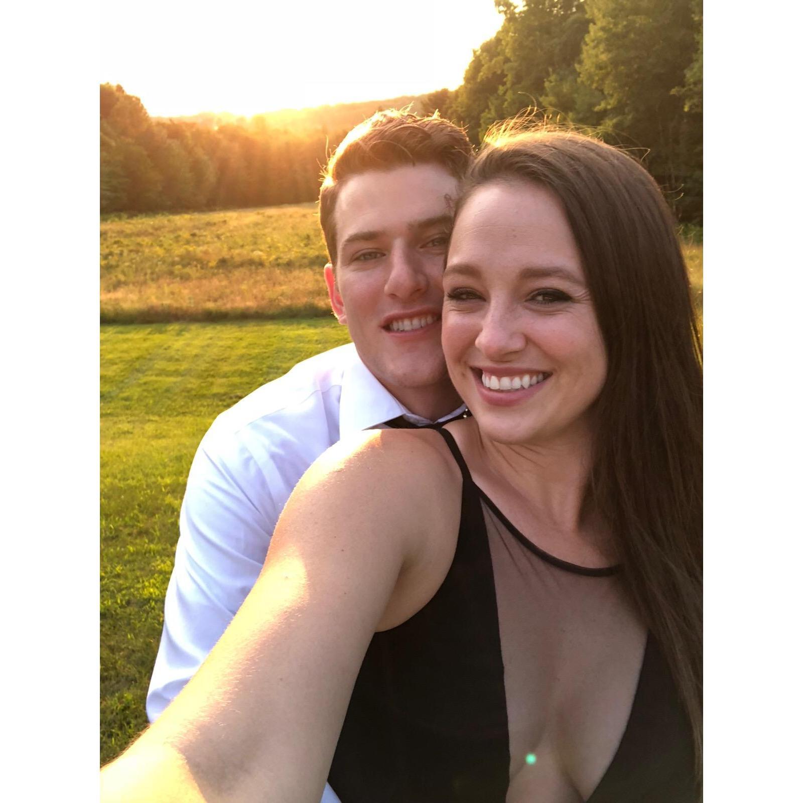 Sunset + Mountains = Love in the air!