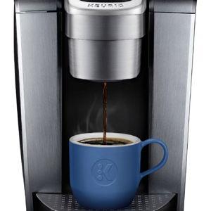 Keurig K-Elite Single-Serve K-Cup Pod Coffee Maker with Iced Coffee Setting - Silver: 75 oz Capacity, Dishwasher-Safe Parts