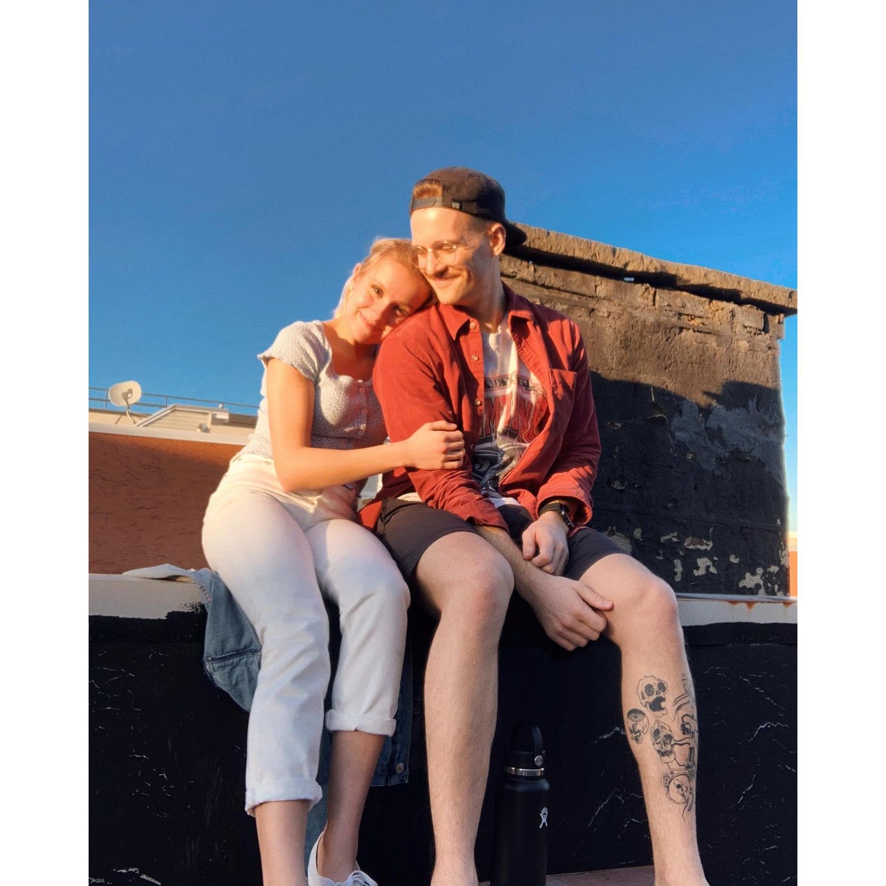 Rooftop dates in Hoboken, New Jersey