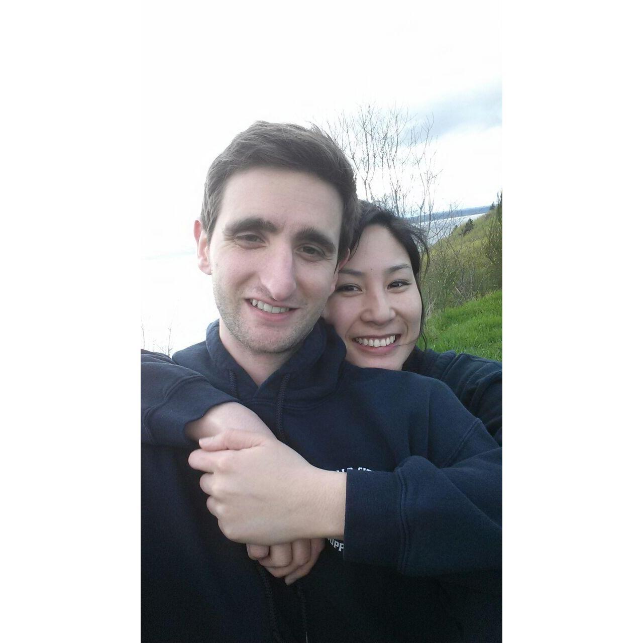 one year anniversary...ish :) We never really had a date!