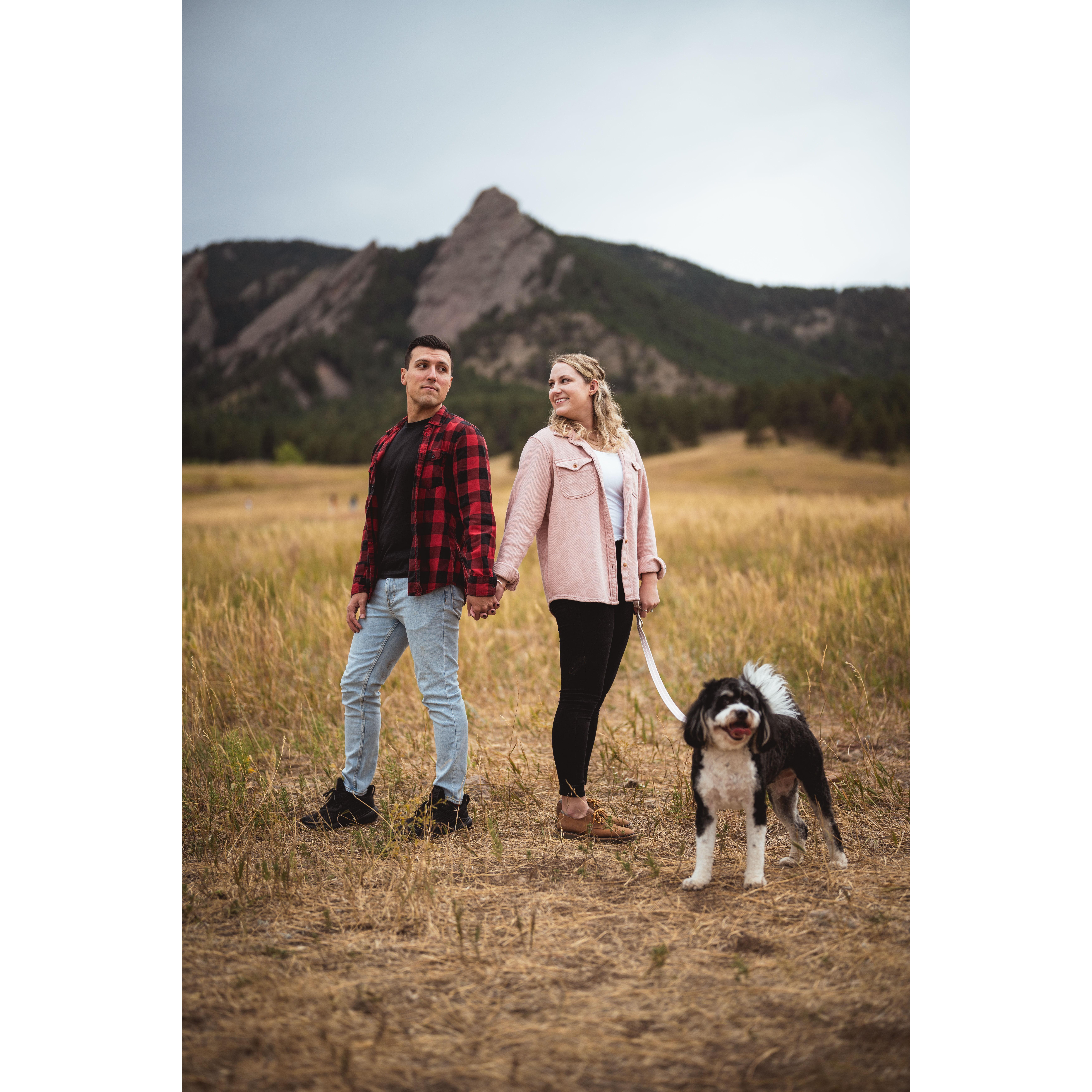 Leiya is really going to work on serious-face shots. But at least she and Moose are on the same page!