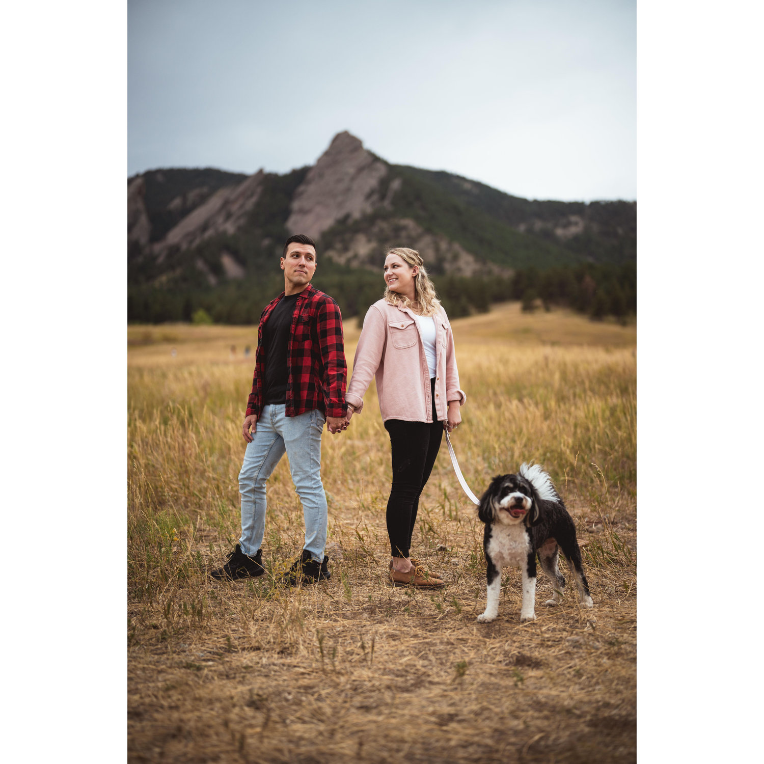 Leiya is really going to work on serious-face shots. But at least she and Moose are on the same page!