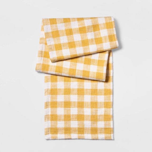 14"x72" Check Runner Yellow - Threshold™