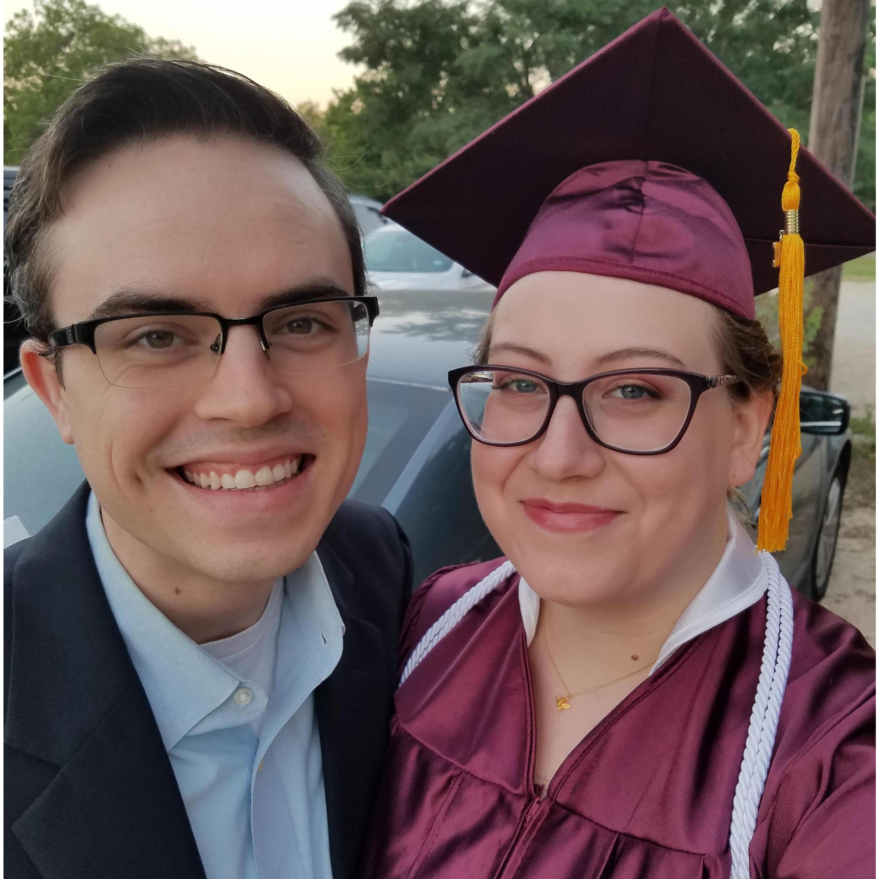Emily's graduation, 2017