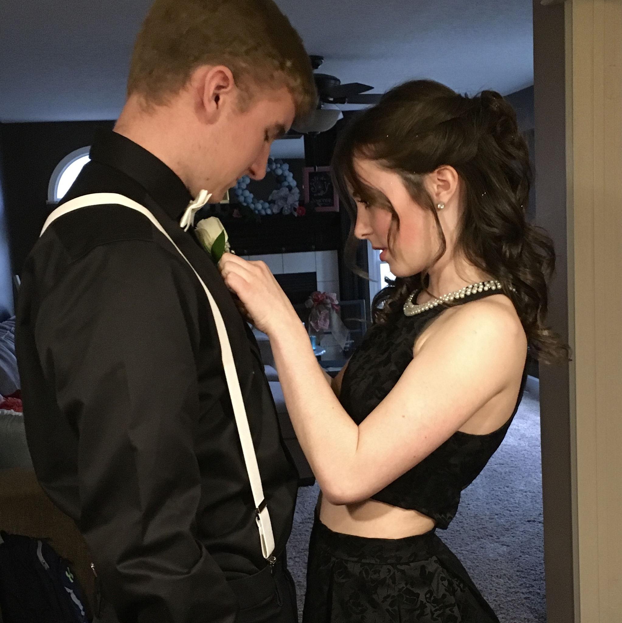 First dance and photo together after we started dating in 2017.