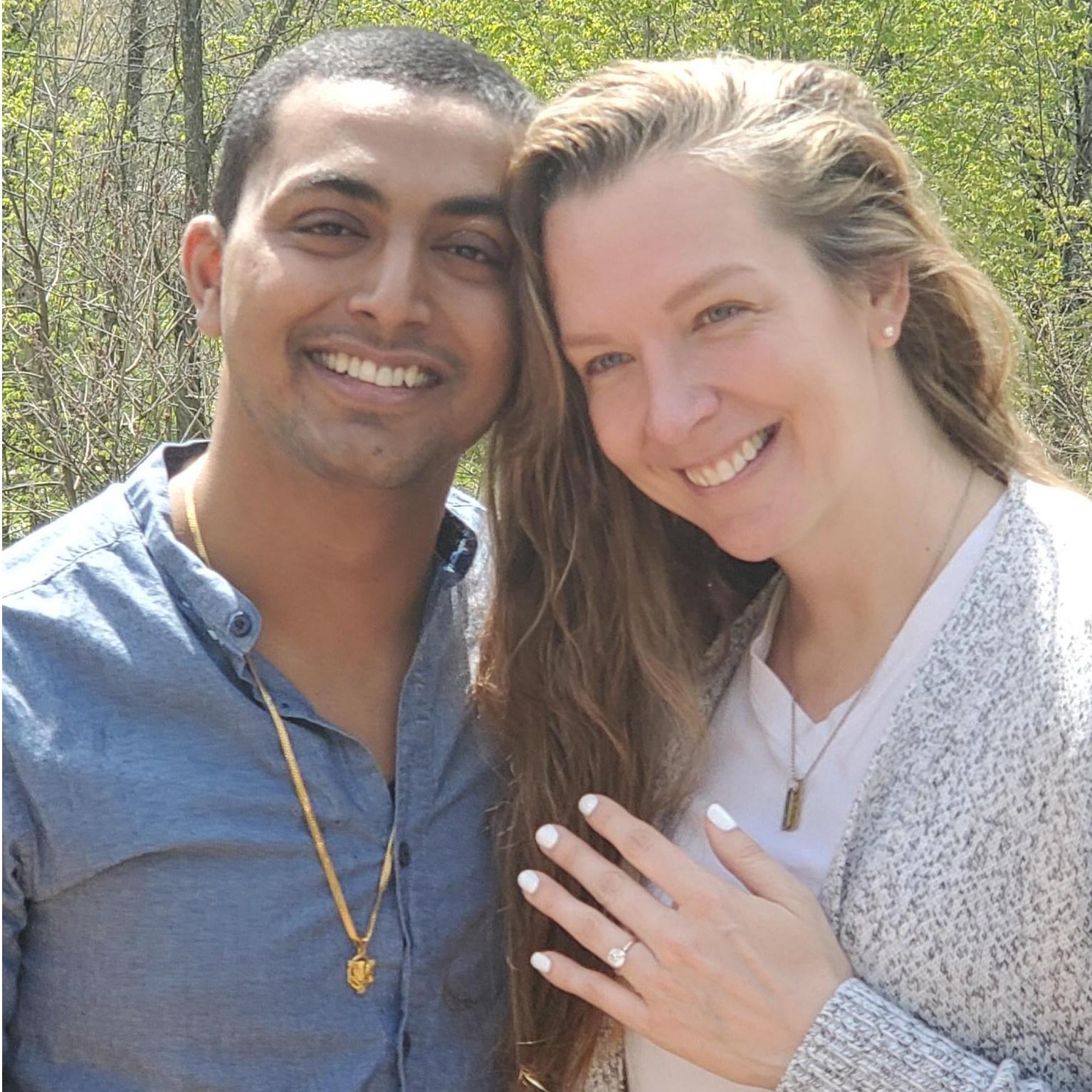 The day we got engaged!