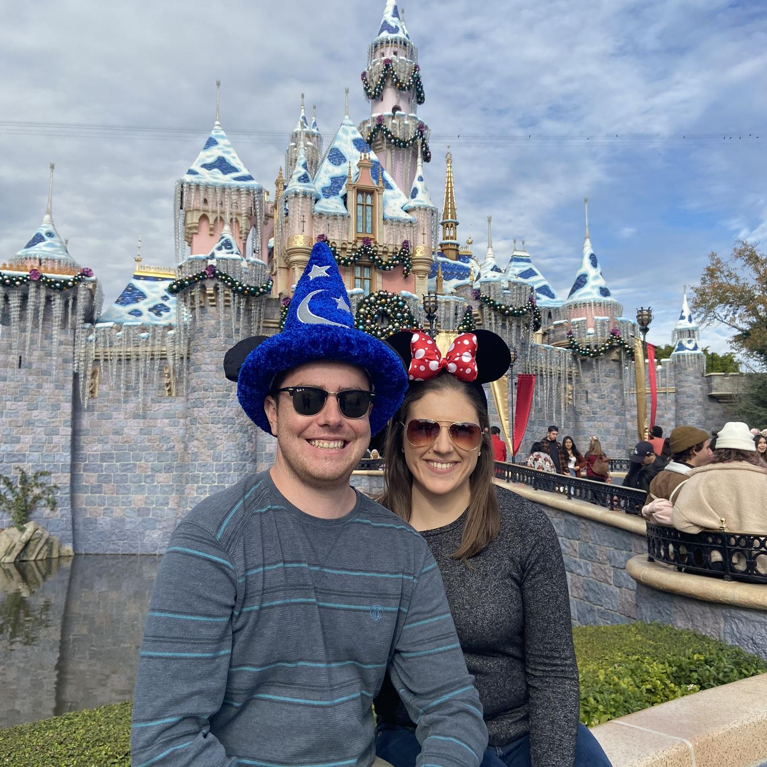 Mickey and Minnie at Disneyland December 2019