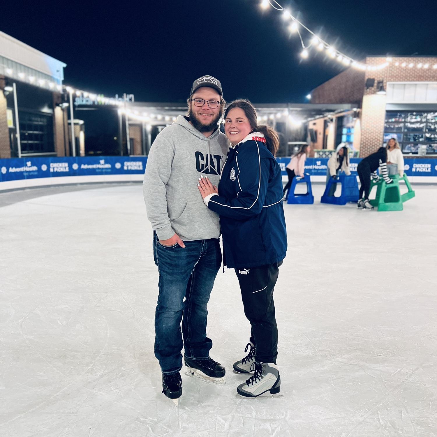 Ice skaking as always!