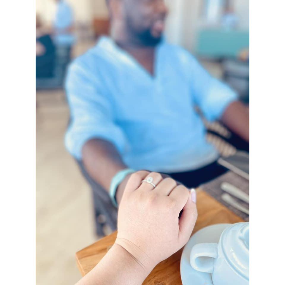 First morning after being engaged
