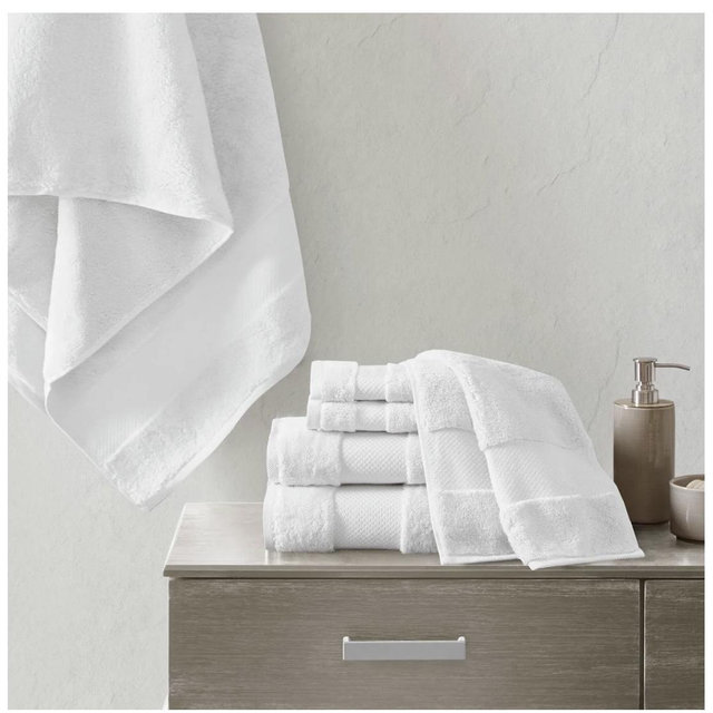 Turkish Cotton 6 Piece Bath Towel Set