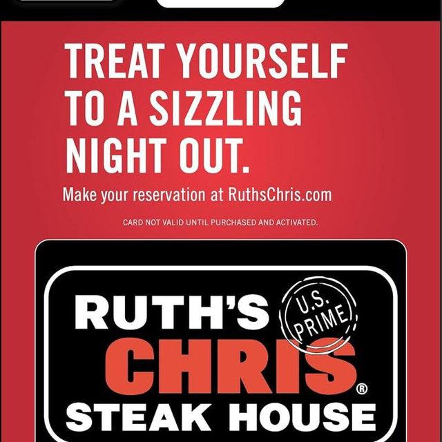 Ruth's Chris Steak House Gift Card $50