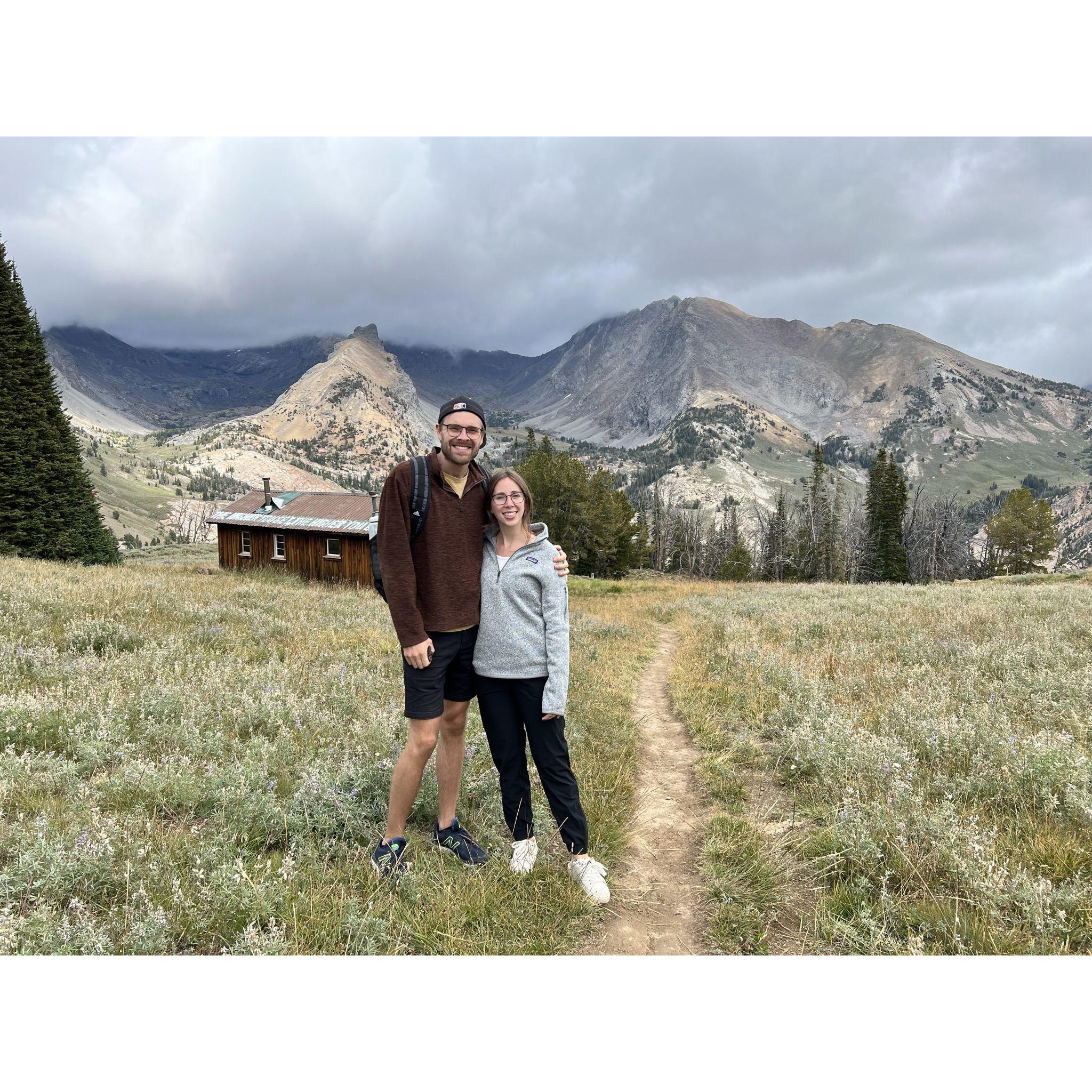 Hiking to Pioneer Cabin in Sun Valley, September 2023