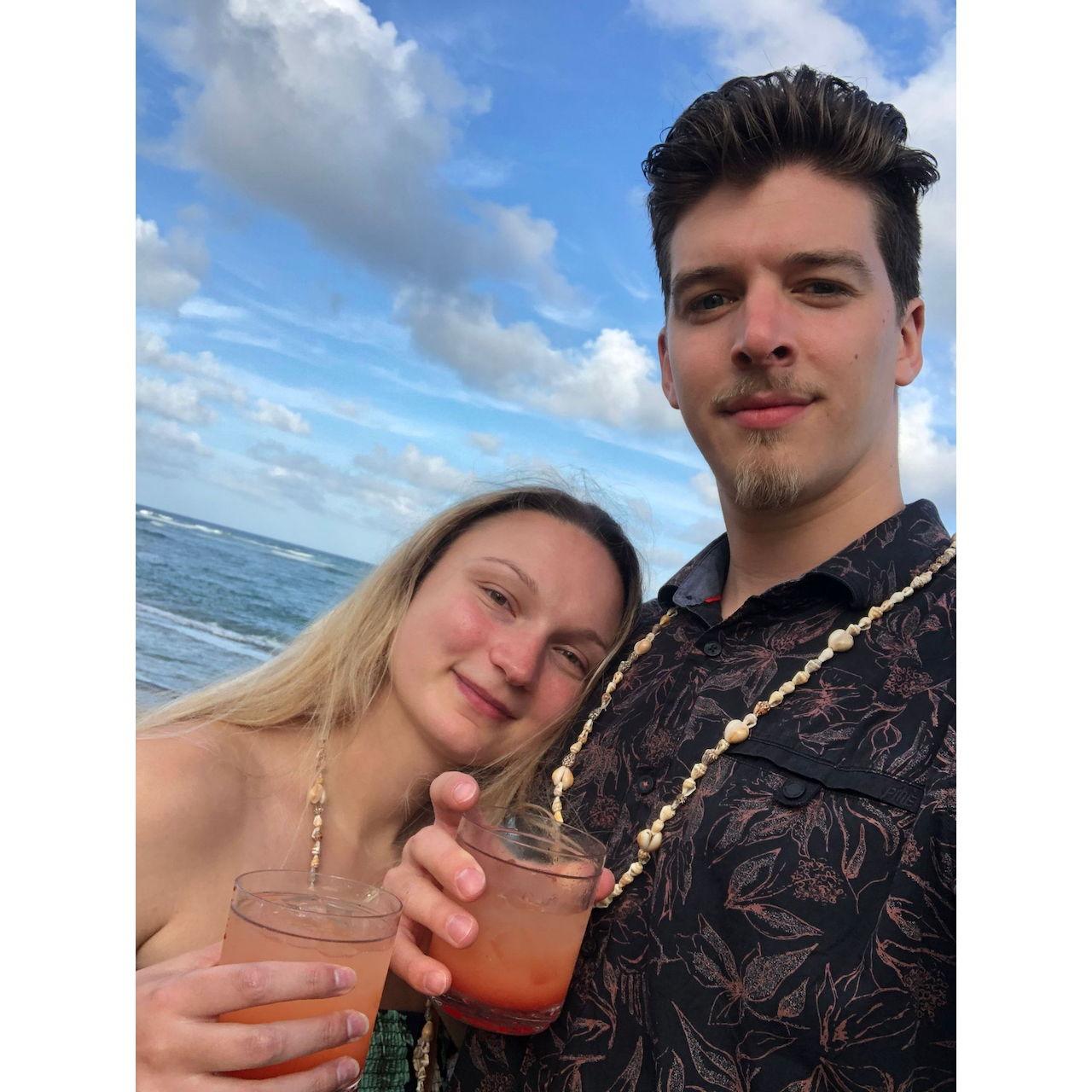 We took a quick trip to Hawaii to celebrate Sander finishing his preparatory course.