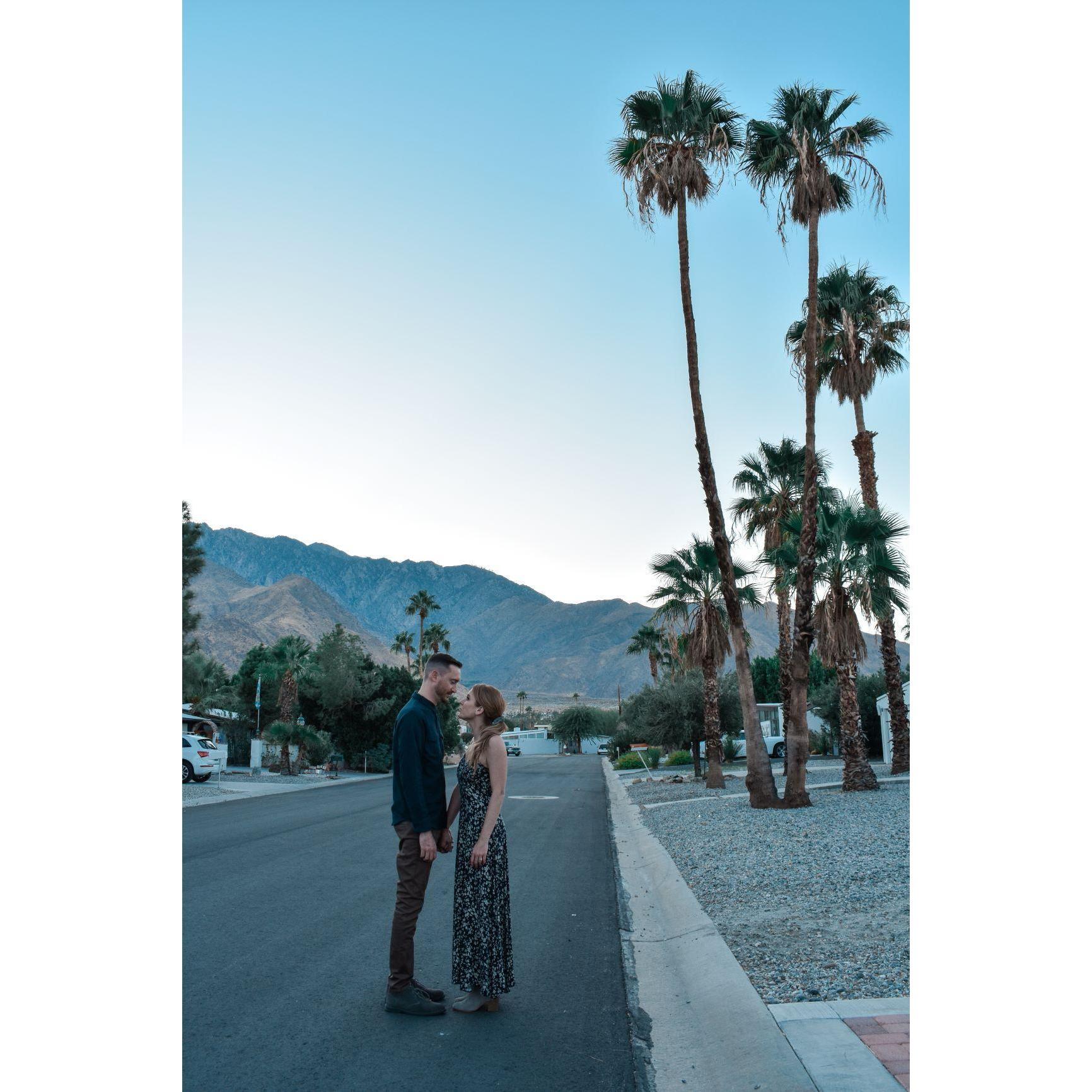 Palm Springs Engagement Photos 11/9/19