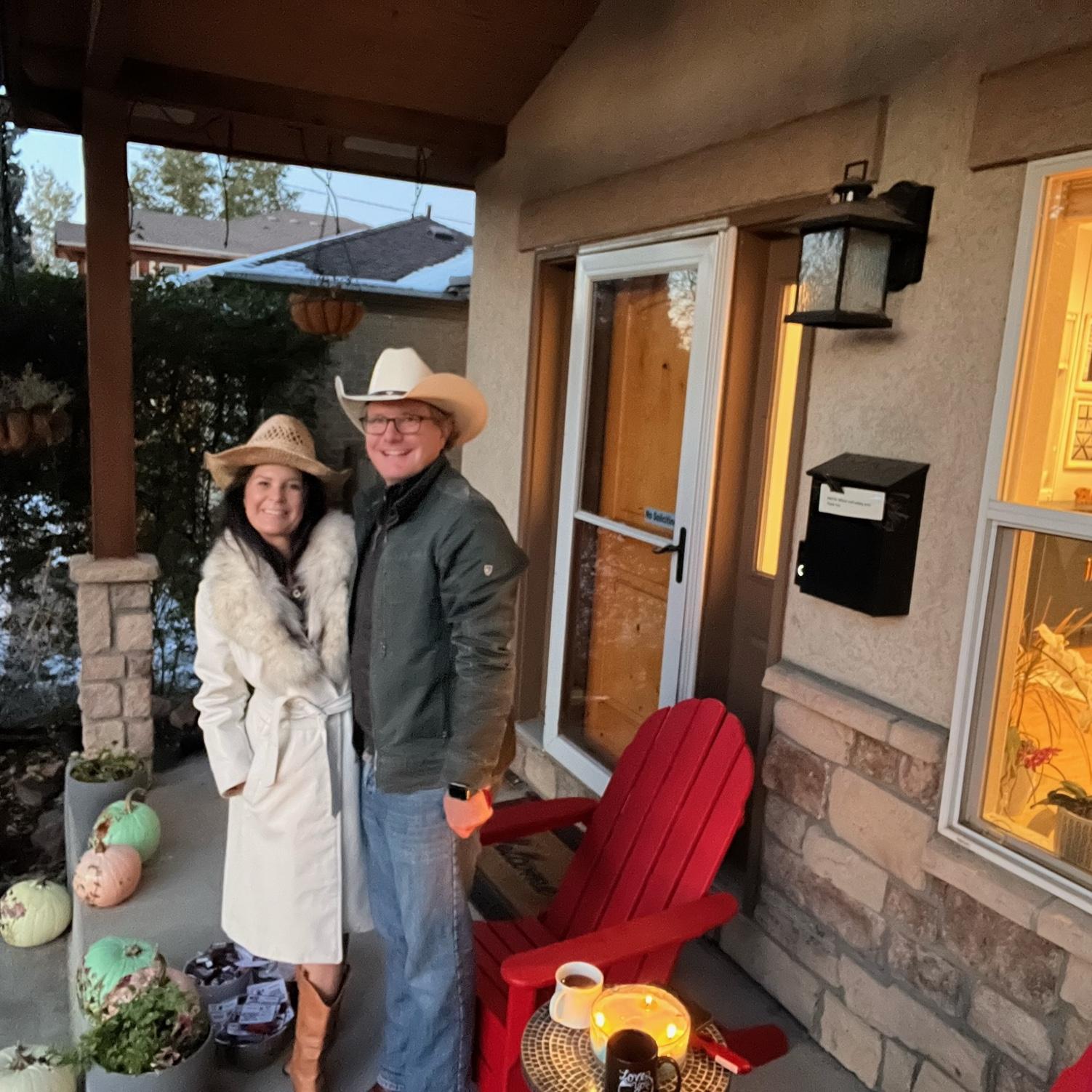 First Halloween for Kim as a Denver resident.
