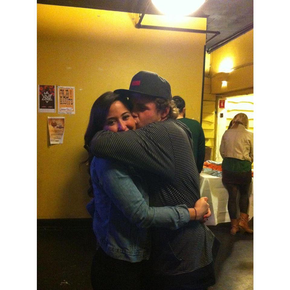 Our very first picture together at Lincoln Theater in Raleigh, NC