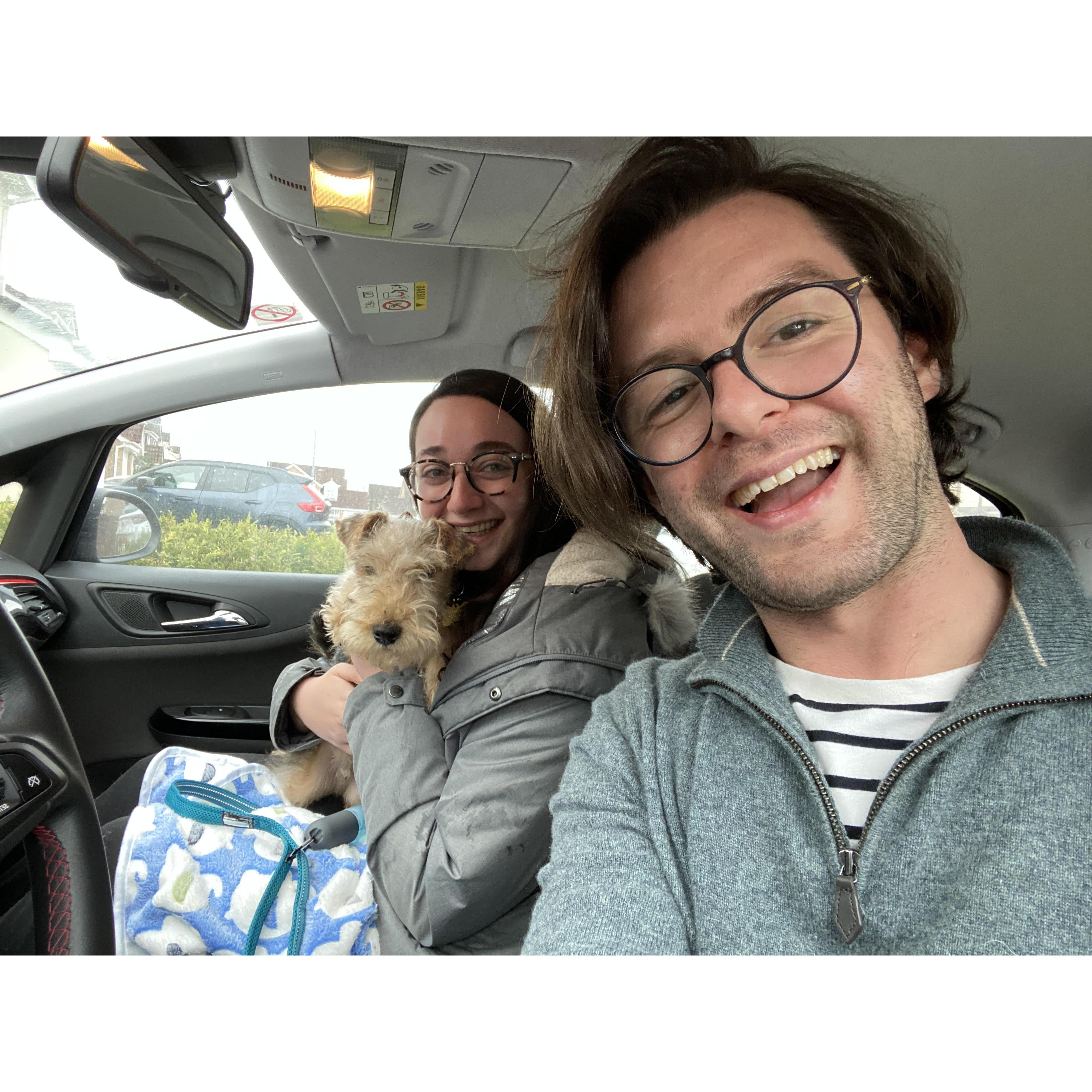 The day we brought Winston home