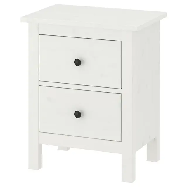 HEMNES 2-drawer chest, white
