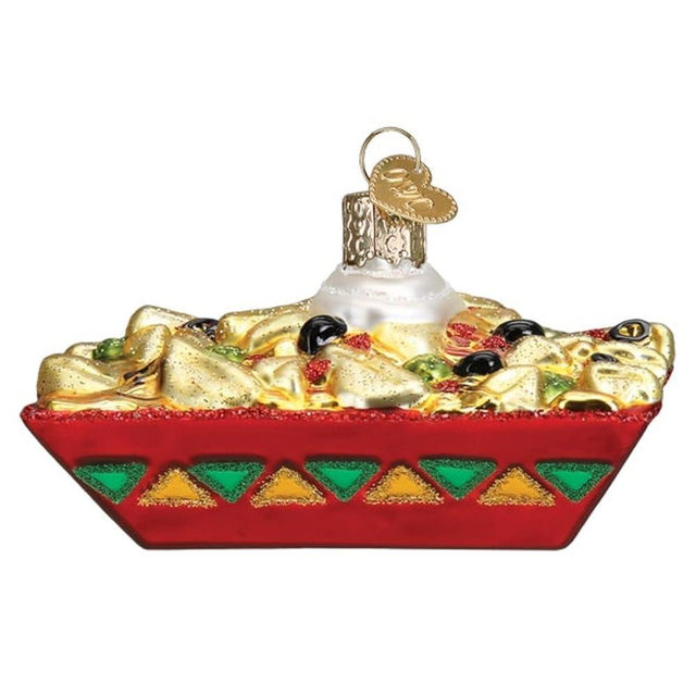 Old World Christmas Nachos Glass Blown Ornament for Christmas Tree