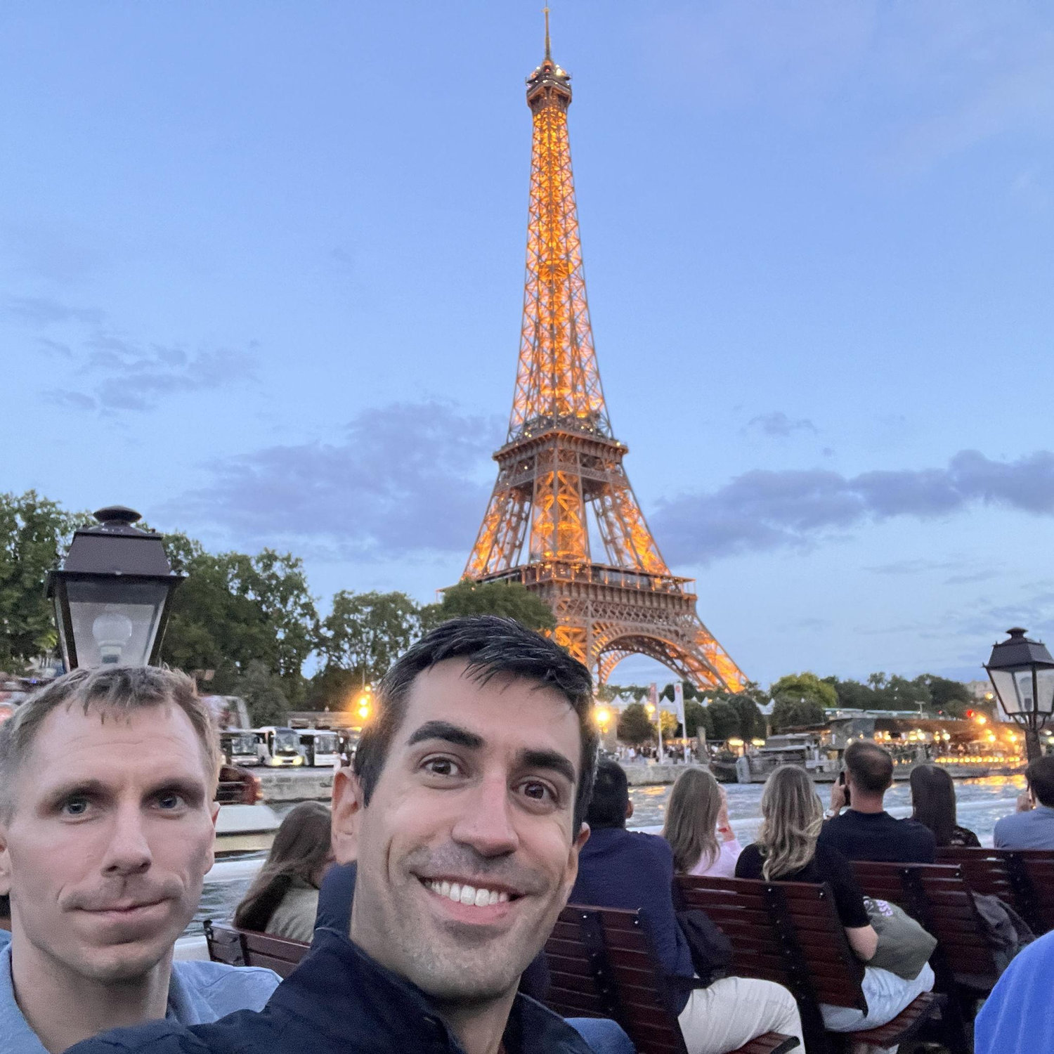Seine boat tour on July 20, 2025