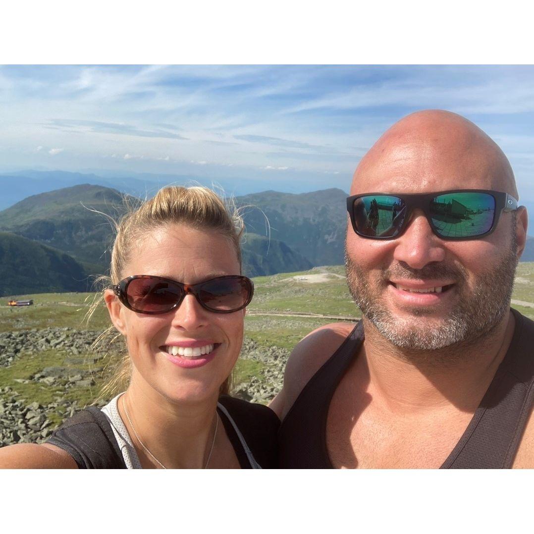 On top of Mt. Washington, NH