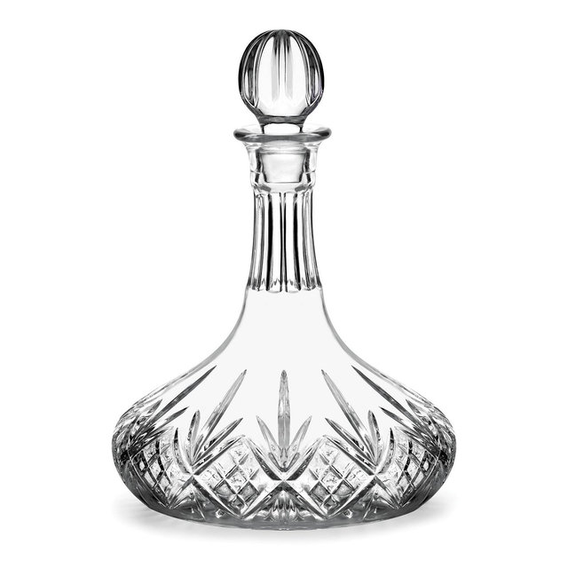 Godinger Dublin Crystal Captains Decanter, 45 oz