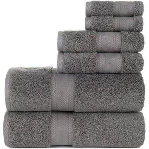Endure 6-Piece Sumptuousness 100% Cotton Towel Set Collection