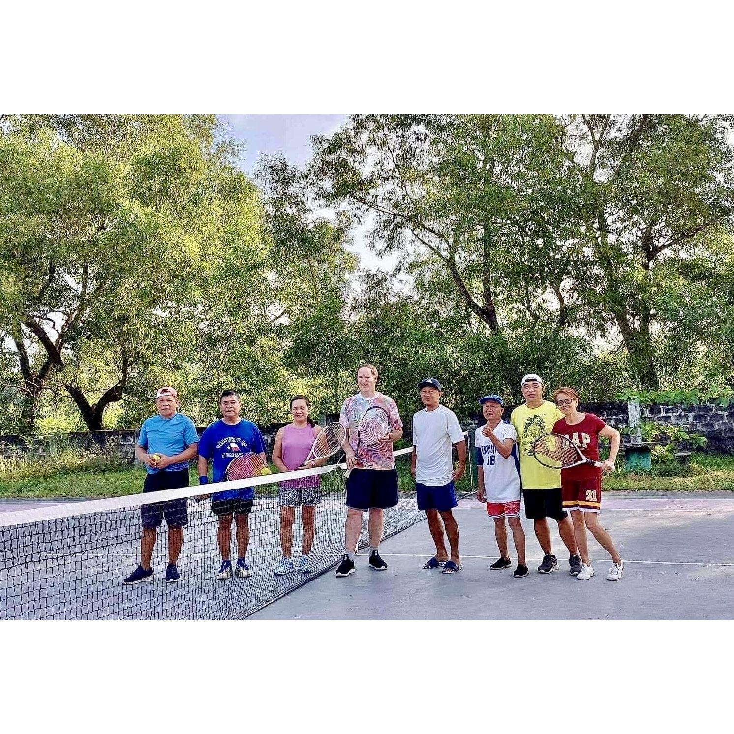 Tennis at home, Philippines