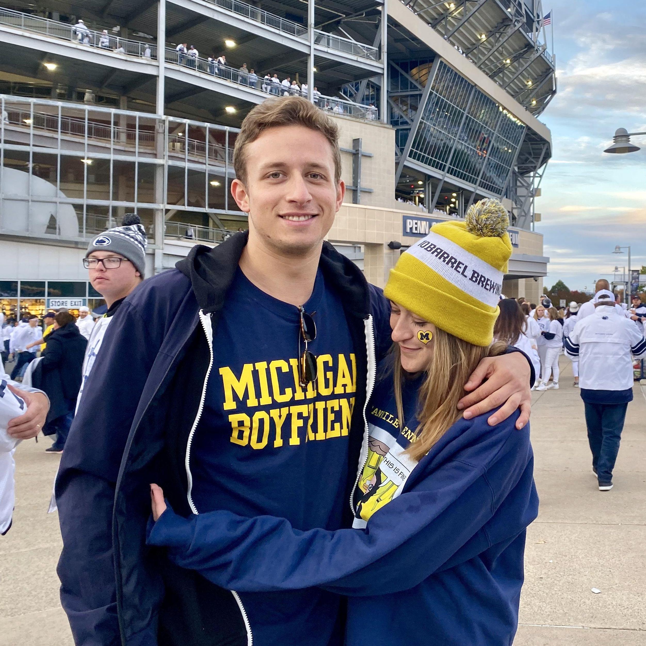 Matt loves Michigan. Go blue!