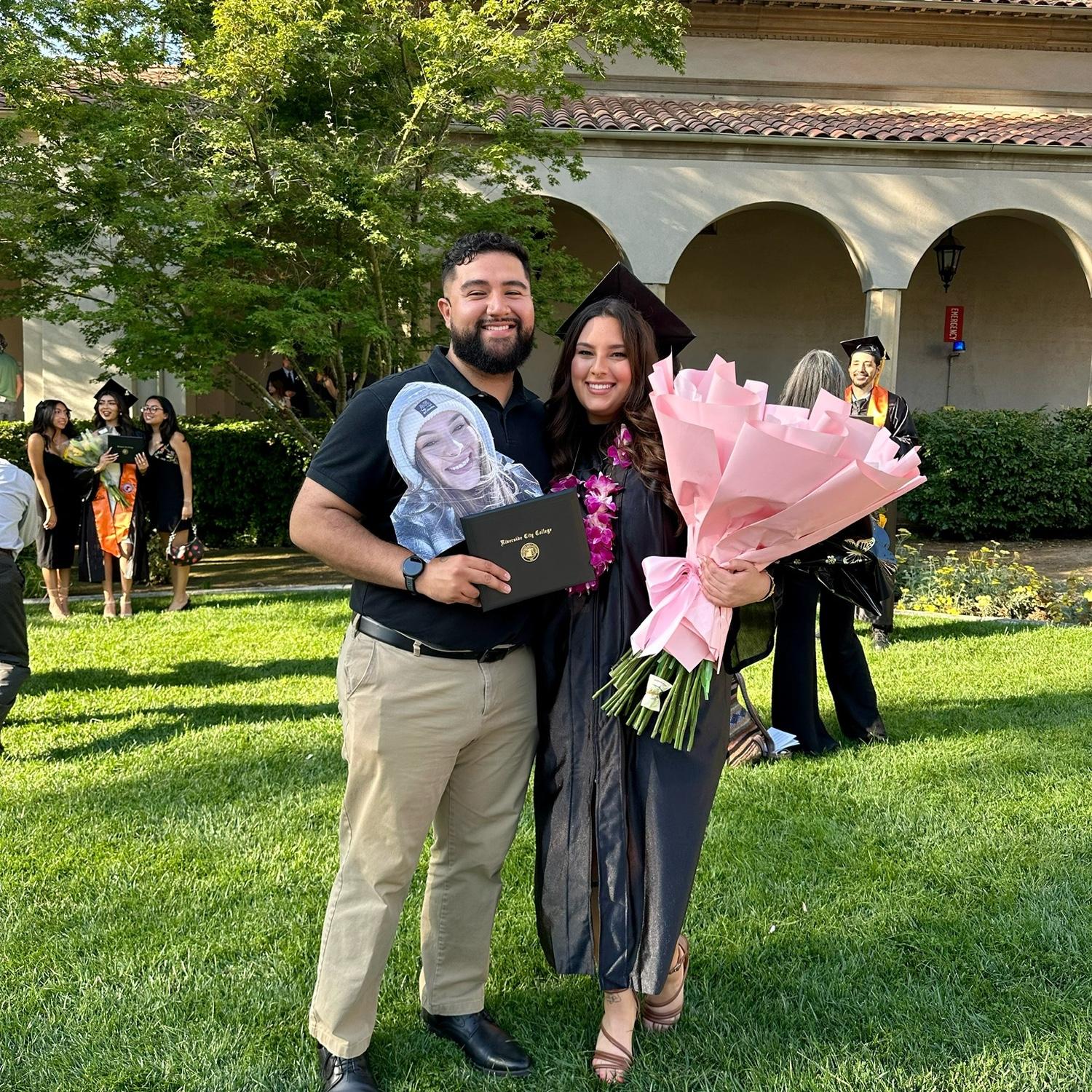Dani graduates with 3 degrees