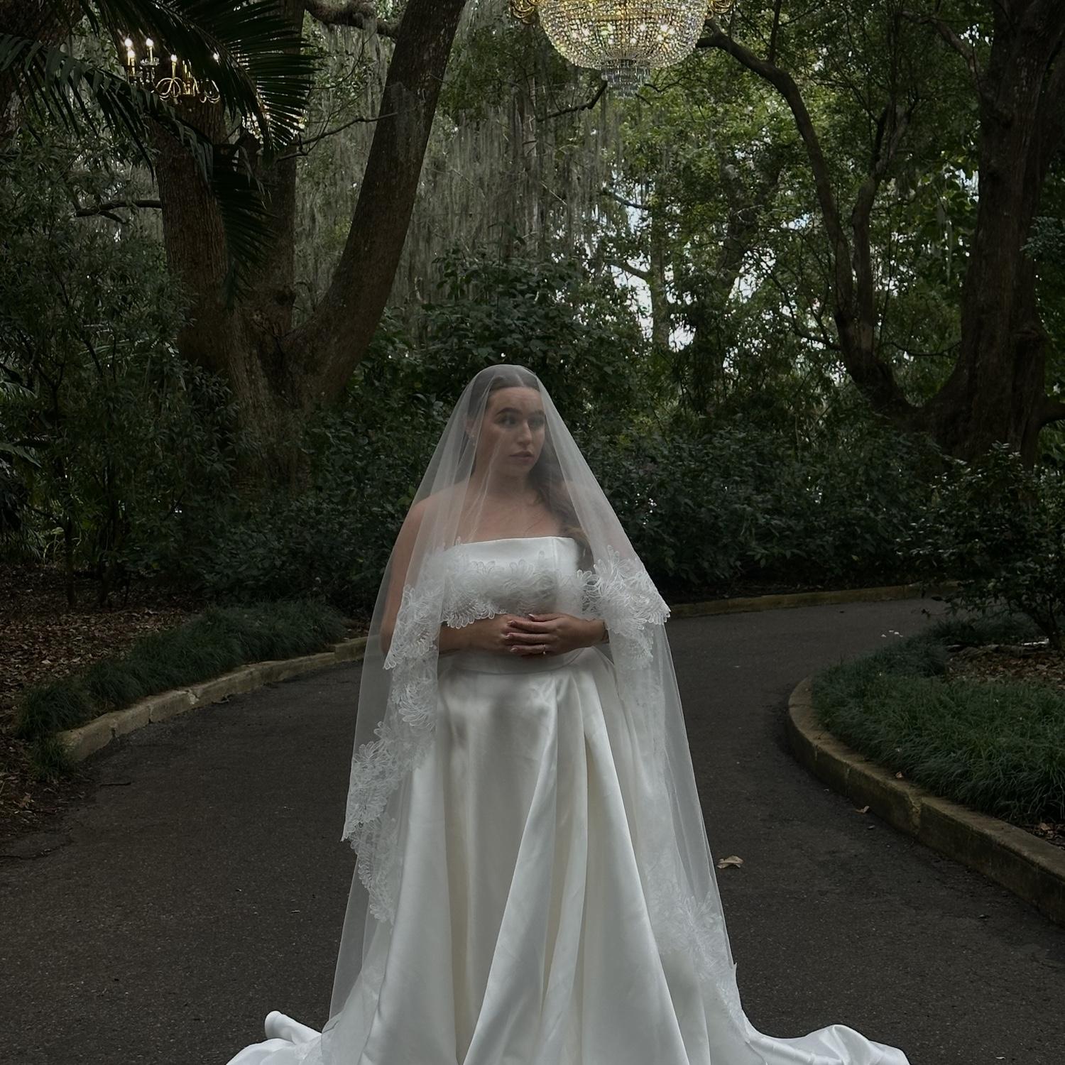The stunning bride.
