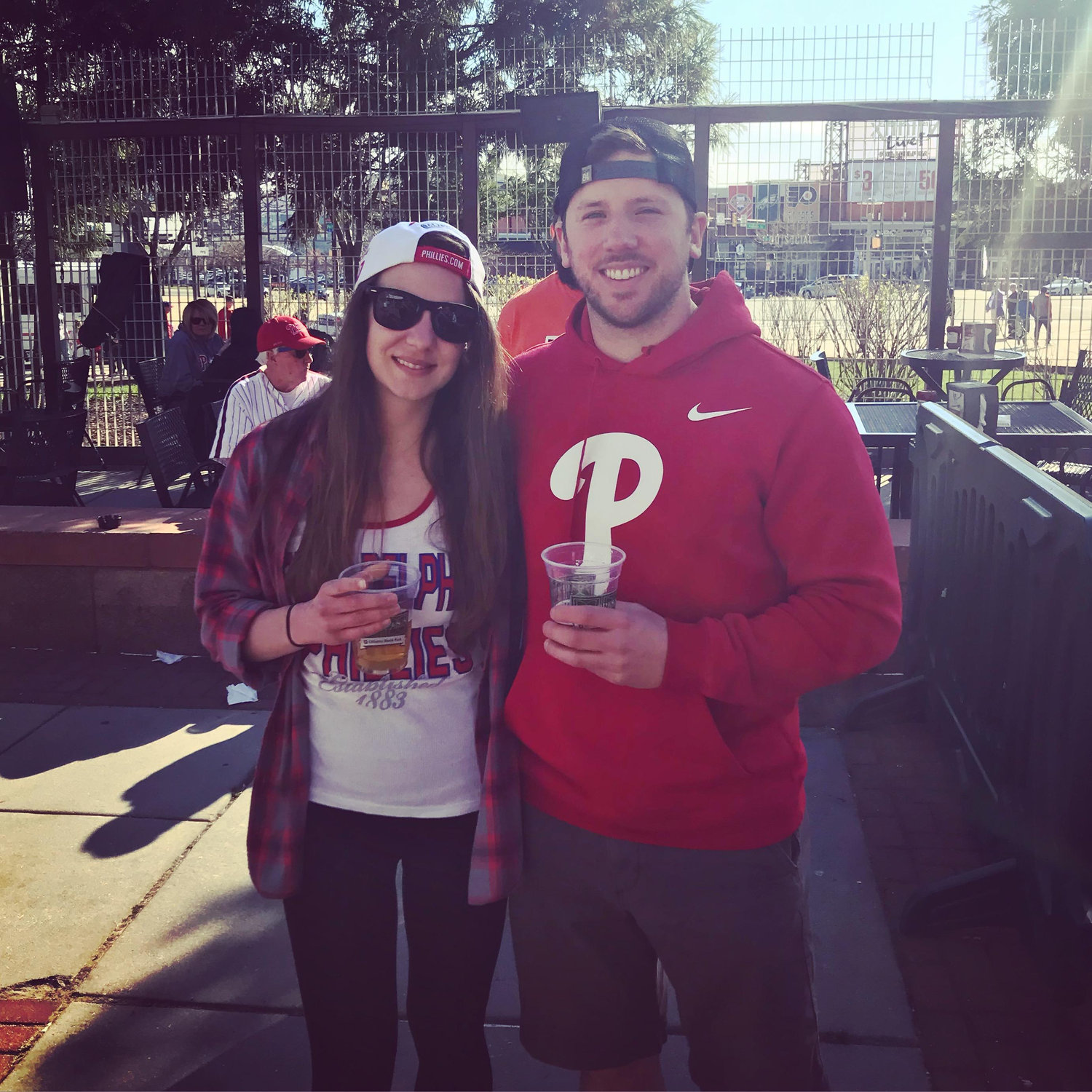 Typical spring weekend at the Phillies!