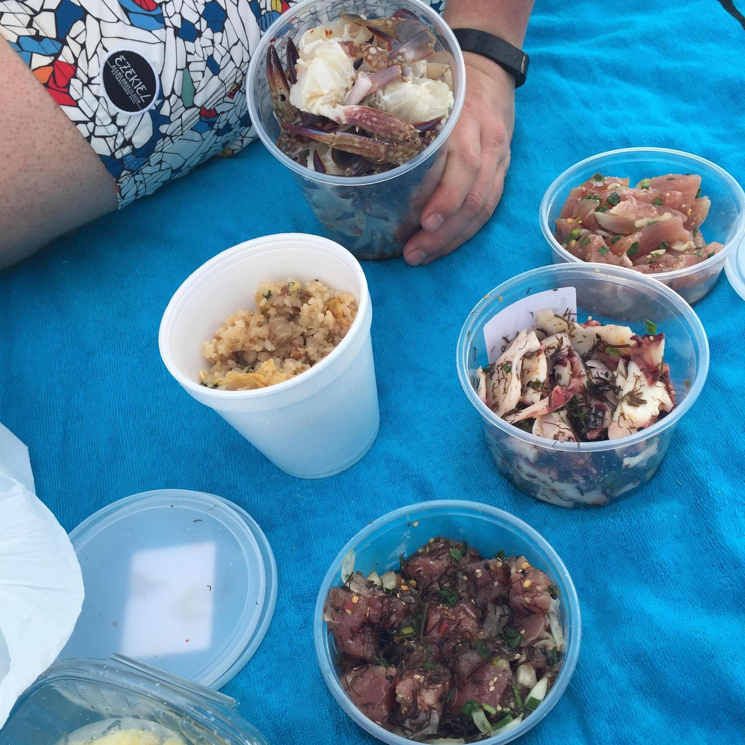 When you are in Hawaii, poke is a MUST! YUM!