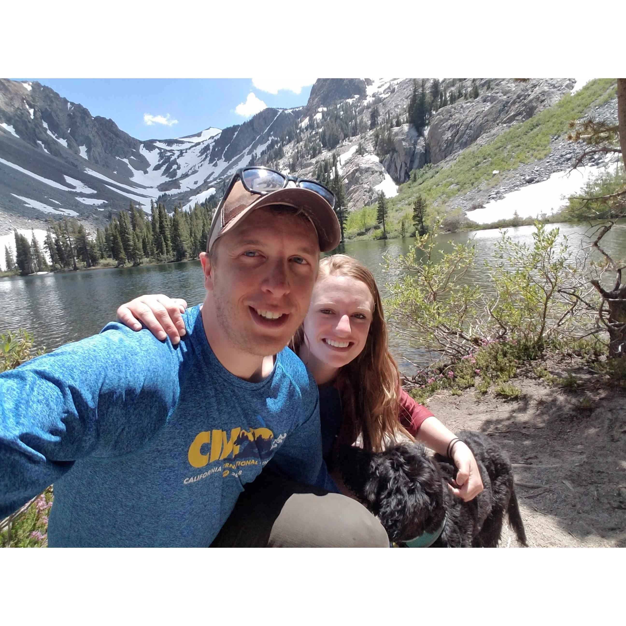 another tough hike pays off at the top