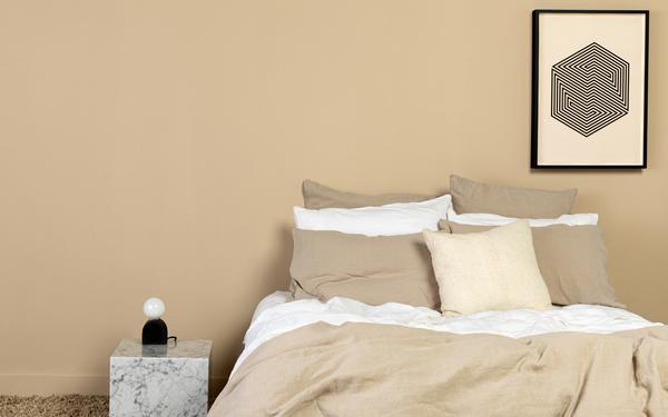 DUVET COVER SIMPLE LINEN BEDDING (QUEEN)