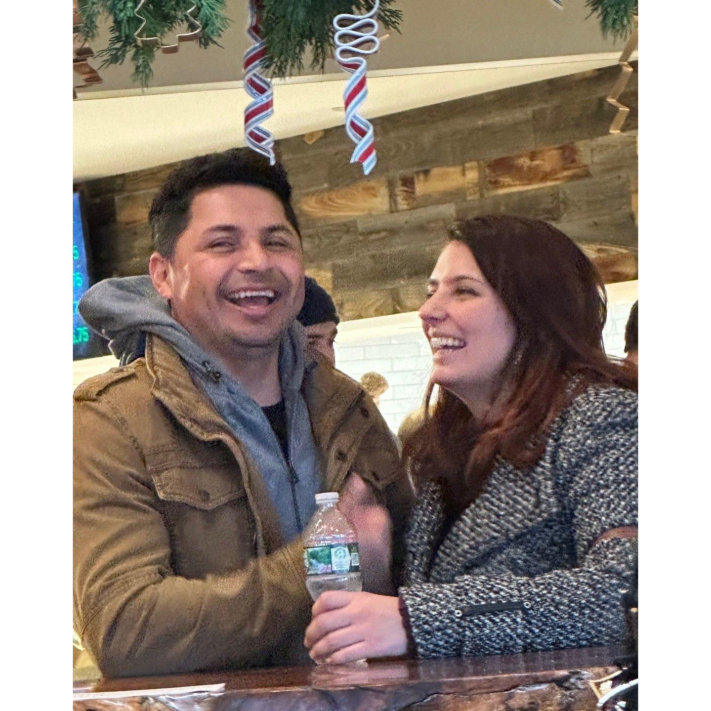 One of us is really funny...