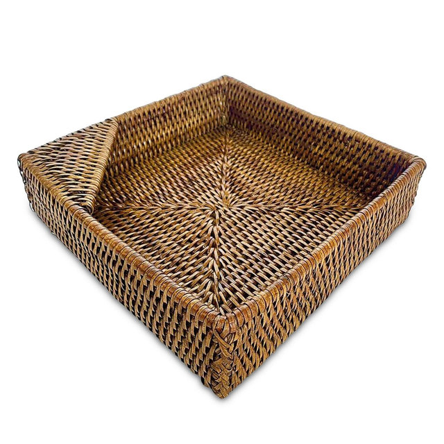 Sambonet Radici Home Collection Rattan Napkin Holder
