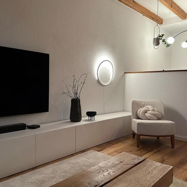 BESTÅ TV unit - white stained oak effect 70 7/8x15 3/4x15 "