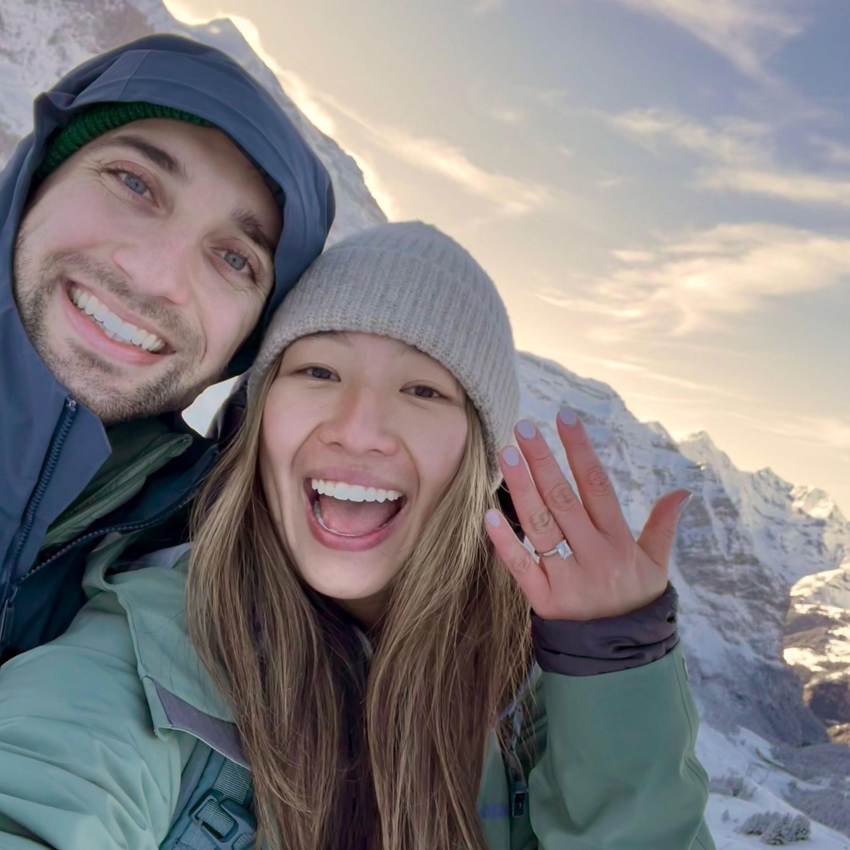 The day we got engaged!