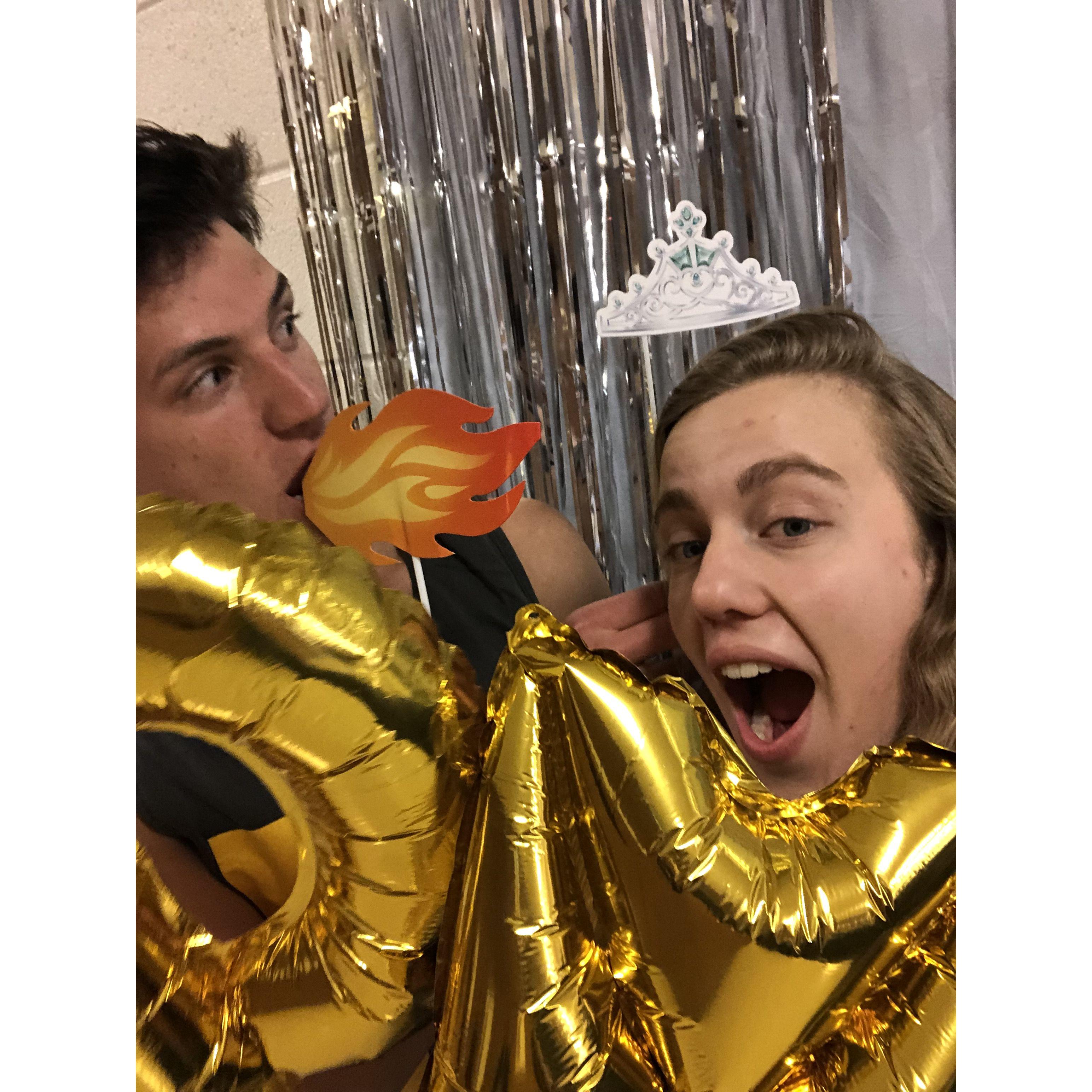 This was during a 24 hour dance marathon!