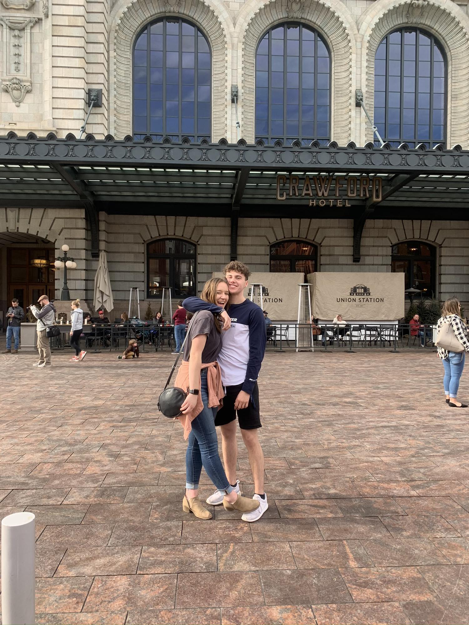 February, 2020 - We had just started going on dates at this point, and when Felicia came to Denver to visit for a weekend, she insisted we take a pic together!