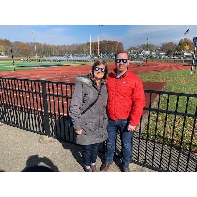Brendan and Lindsey at Alleghany College for Homecoming 2019.