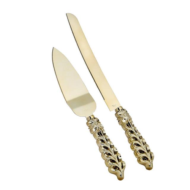 Spradling Botanical 2 Piece Cake Servers Set